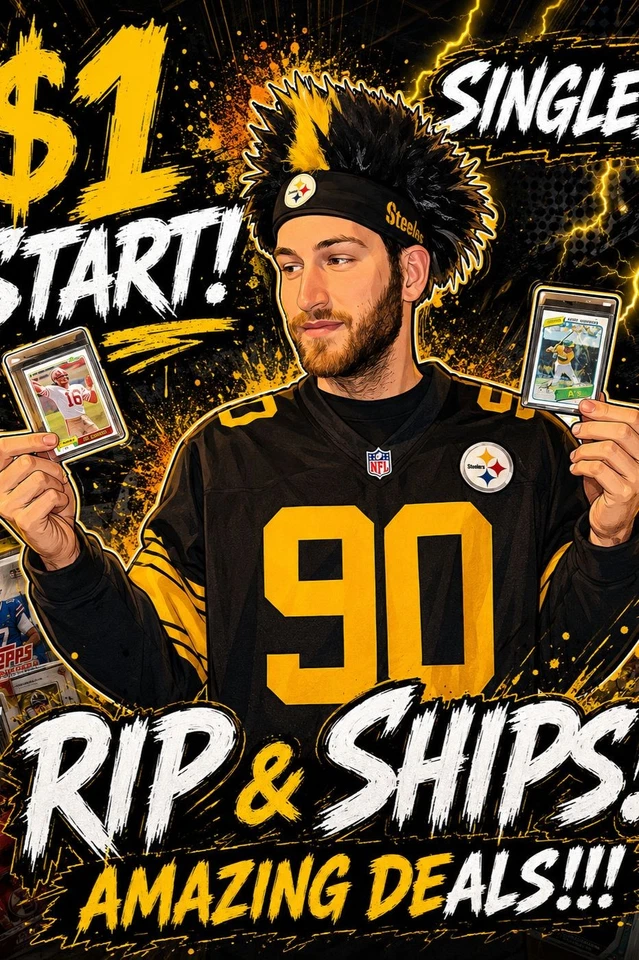 CHEAPEST Rip & Ships on eBay! - Baseball & Soccer!