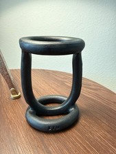 SIN Buoy Sculptural Stoneware Holder Black Ceramic Organizer