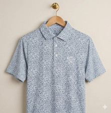 NEW Rhoback The dice white fleet Men's Short Sleeve Performance Polo