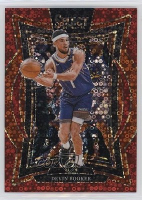 2024-25 Panini Select Concourse Red Disco Prizm 38/49 Devin Booker #16 11ng
