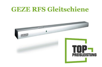 GEZE RFS-Gleitschiene mit RSZ / Feststellung über THM oder Freilauftürschließer