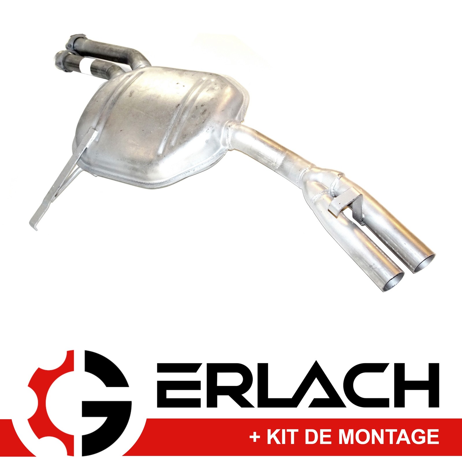 Silencieux intermédiaire pour Mercedes Classe S W126 300 SEL en acier