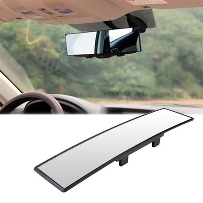 300MM Super Wide Curve Interior Clip On Rear View Mirror Fit Car SUV Truck EXA