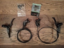 TRP DH-R Evo Hydraulic Disc Brake Set 4-Piston Caliper, Black