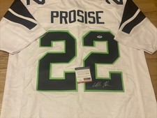 C.J. Prosise #22 Signed Auto Autograph Seattle Seahawks Jersey PSA/DNA COA