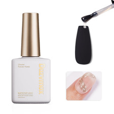 Matte Gel Top Coat, 15Ml Hema Free Powder-Resist Top Coat Gel Nail Polish for Ch