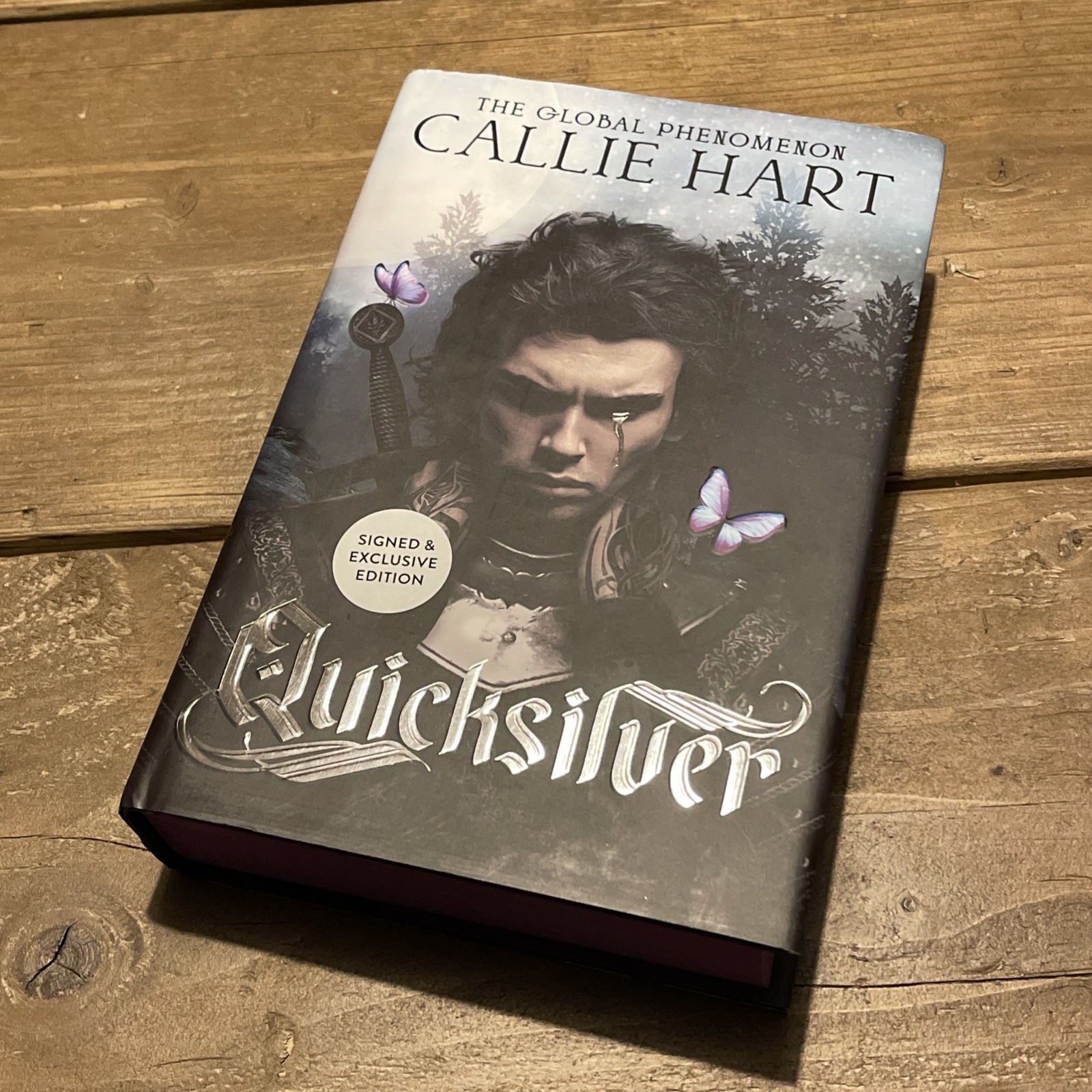 Quicksilver Callie Hart Waterstones Signed Exclusive Edition Sprayed Hardback