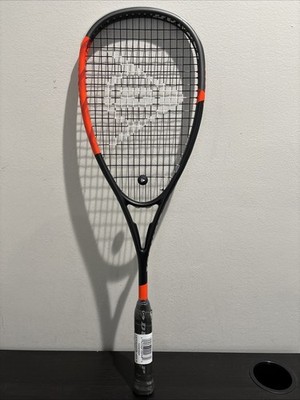 DUNLOP SR PRT BLACKSTORM CARBON SQUASH RACQUET RACKET NH NEW