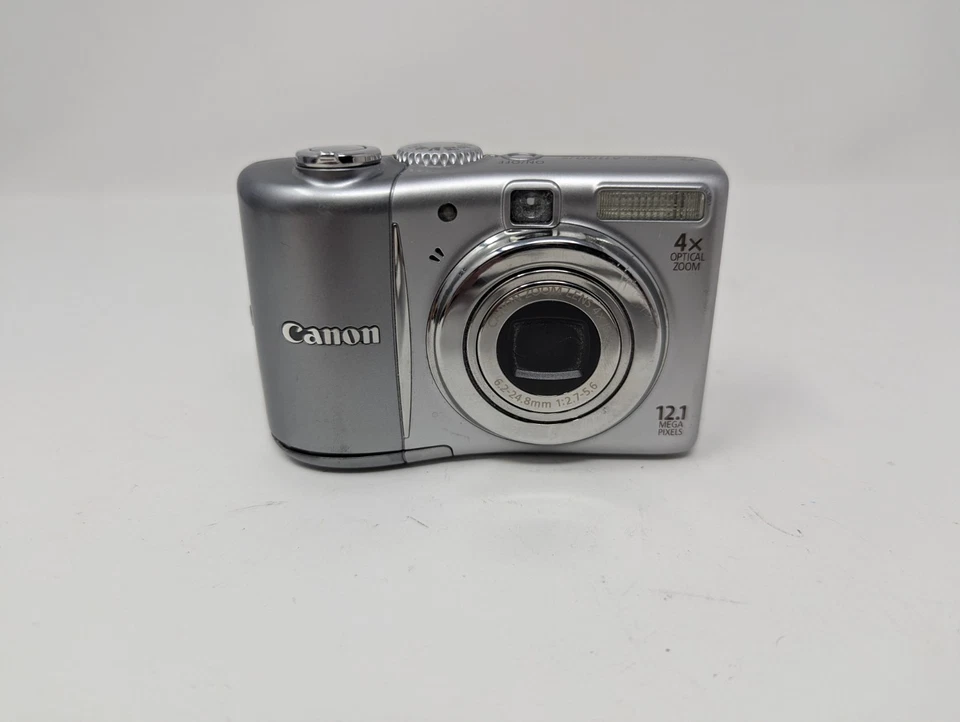 Canon PowerShot A1100 IS Digital Camera Silver 12.1MP - Image 2 of 4