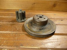 Vintage Ford 1 Single Groove Water Pump Pulley C5ue8509a Inline 6 Cyl 65-72