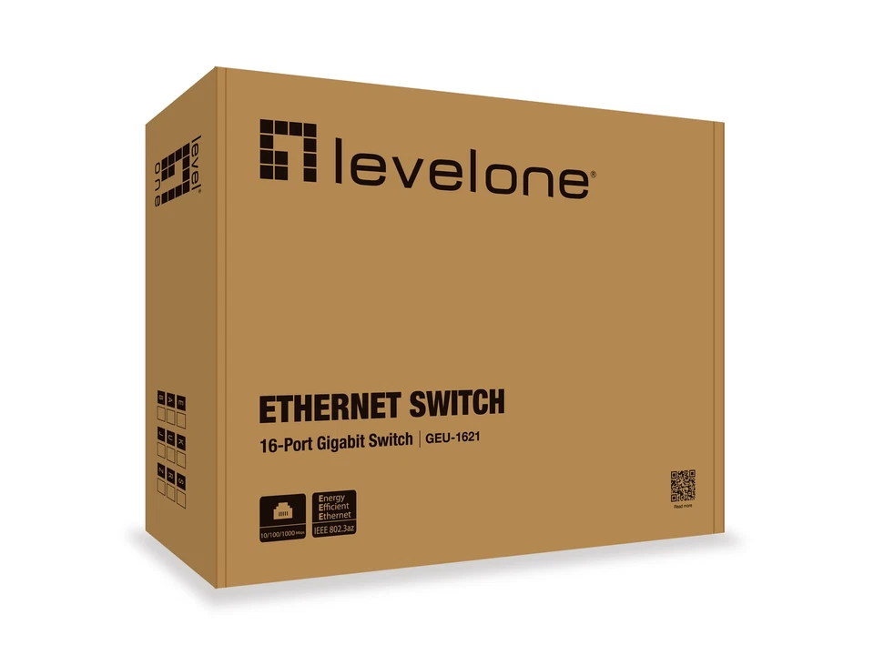 LevelOne GEU-1621 switch di rete Gigabit Ethernet (10/100/1000) Grigio - Immagine 3 di 3