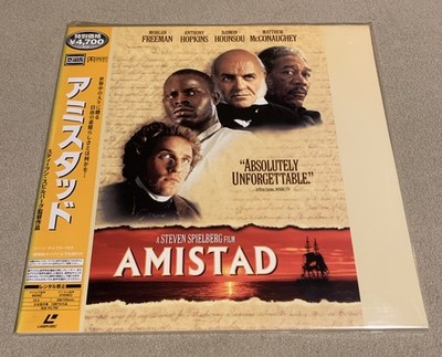 Amistad (Laserdisc) 2-Disc WIDESCREEN Japan Spielberg AC-3 Late Release Rare!