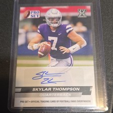 Leaf 2022 Pro Set Draft Skylar Thompson Rookie Autograph Football Card PSA-ST2