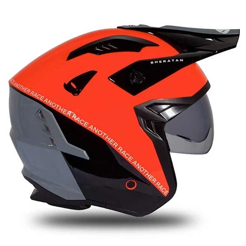 UFO Sheratan Open-Face Jet Red Grey Black, photo 3 of 6