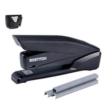 Black Spring-Powered Stapler 20 Sheet Capacity