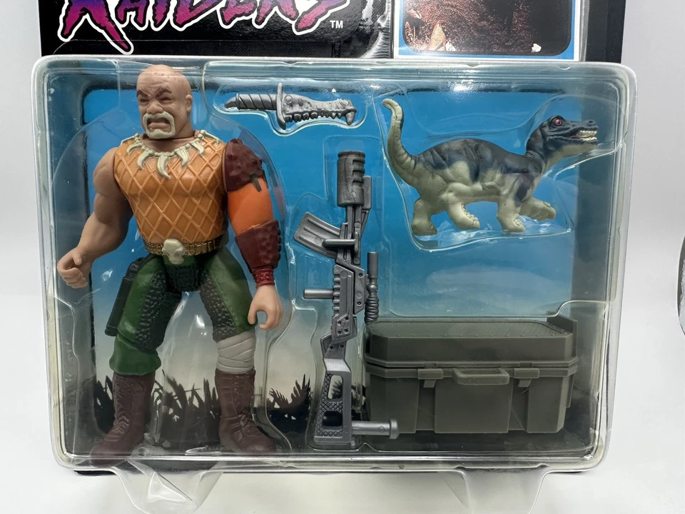 1994 Evil Raiders Skinner com Rifle Tranq Jurassic Park Kenner Cartão de Filme #43 Novo Na Caixa - Imagem 4 de 4