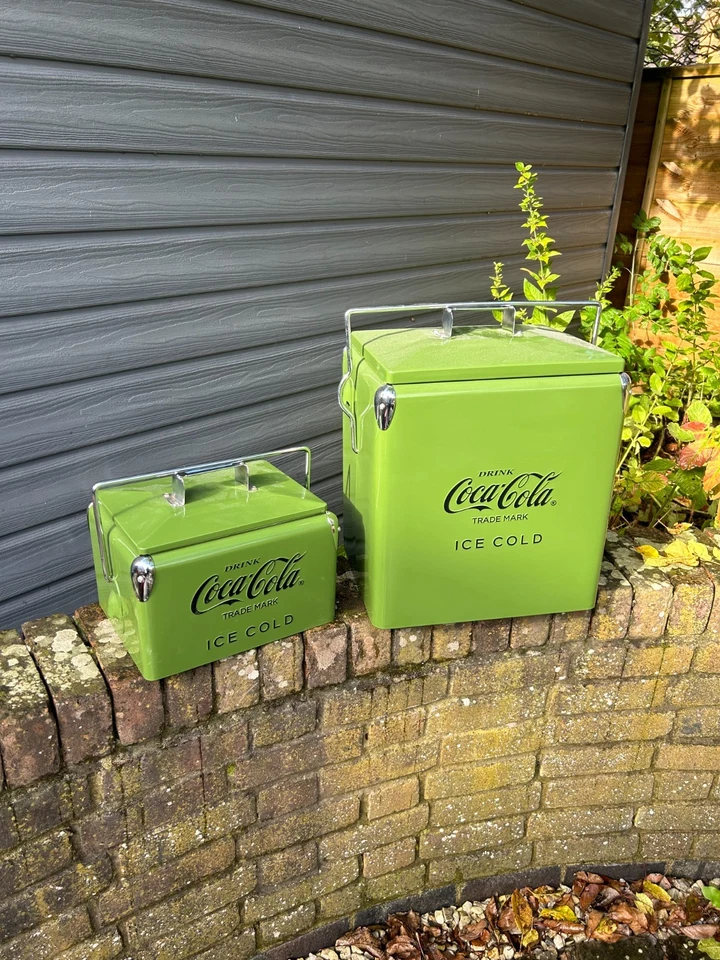 Coca Cola Coke Retro Cooler Green and black Vw Air Cooled Split screen - Small - Image 4 of 4