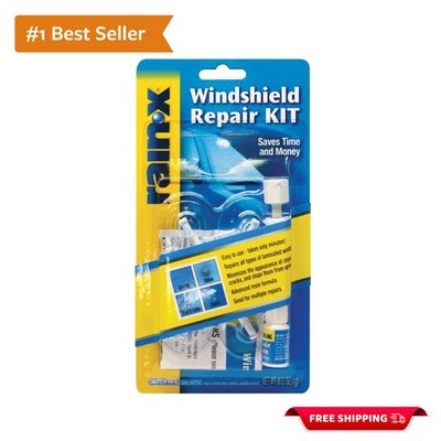 Easy-to-Use Windshield Repair Kit for Chips & Cracks - Under 12 Inches Long