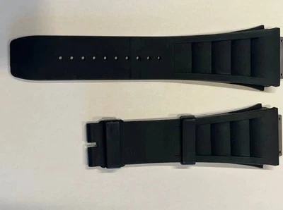 Ersatz schwarz Kautschuk Armband Band passt Richard Mille Uhr RM011 11L - Bild 1 von 4