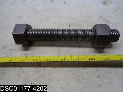QTY=11: Puget Sound Pipe Bolts #1 1''-8 X 7-1/2'' B7 Stud With 2 2H Nuts