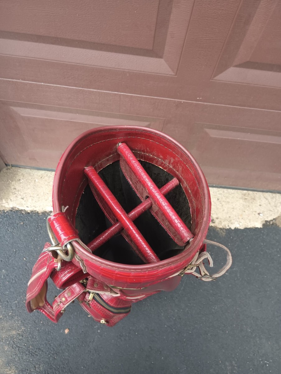 Vintage RAM golf bag with 6 Dividers. Red | eBay