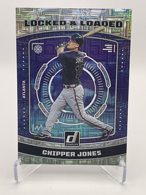 2023 Panini Donruss Locked & Loaded Vector Chipper Jones #LL3 Braves HOF