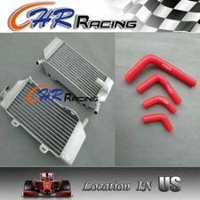 Aluminum Radiator+Hose For HONDA CRF250R/CRF250X 2004-2009 2008 2007 2006 2005