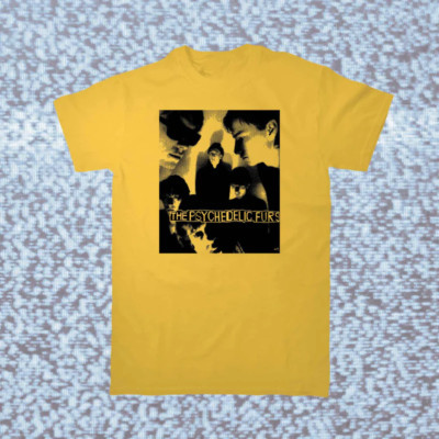 Vtg The Psychedelic Furs Music Band Cotton Yellow All Size Unisex Shirt UR778