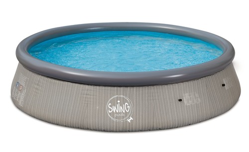 Quick Up Pool Schwimmbecken Rattan Swing 366 x 91 cm Kinderpool Swimmingpool NEU - Bild 2 von 2