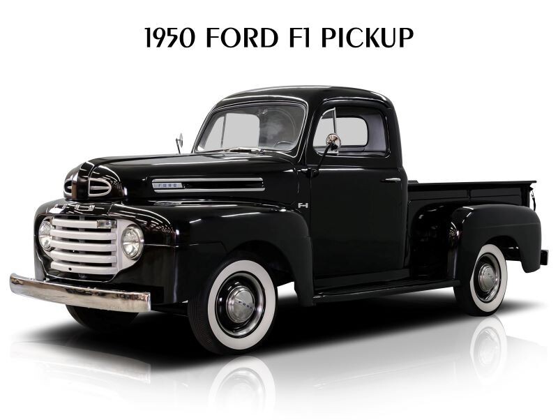 1950 Ford F1 Pickup Truck NEW Metal Sign: 12x16 Ships Free