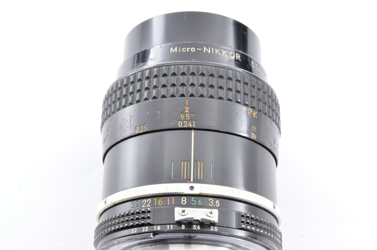 Nikon Ai Micro Nikkor 55mm F3.5 MF Lens [As Is] From Japan #2574