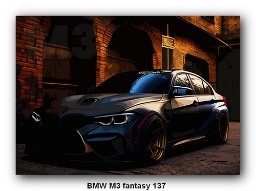 BMW M3 - 40 different CAR POSTER PRINT IMAGE A3 A4 or DIGITAL E30 E46 E36 E90 E9 - Picture 60 of 134