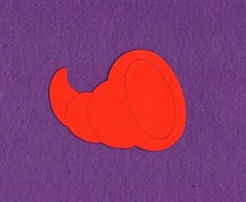 CORNUCOPIA Thanksgiving die cuts scrapbook cards