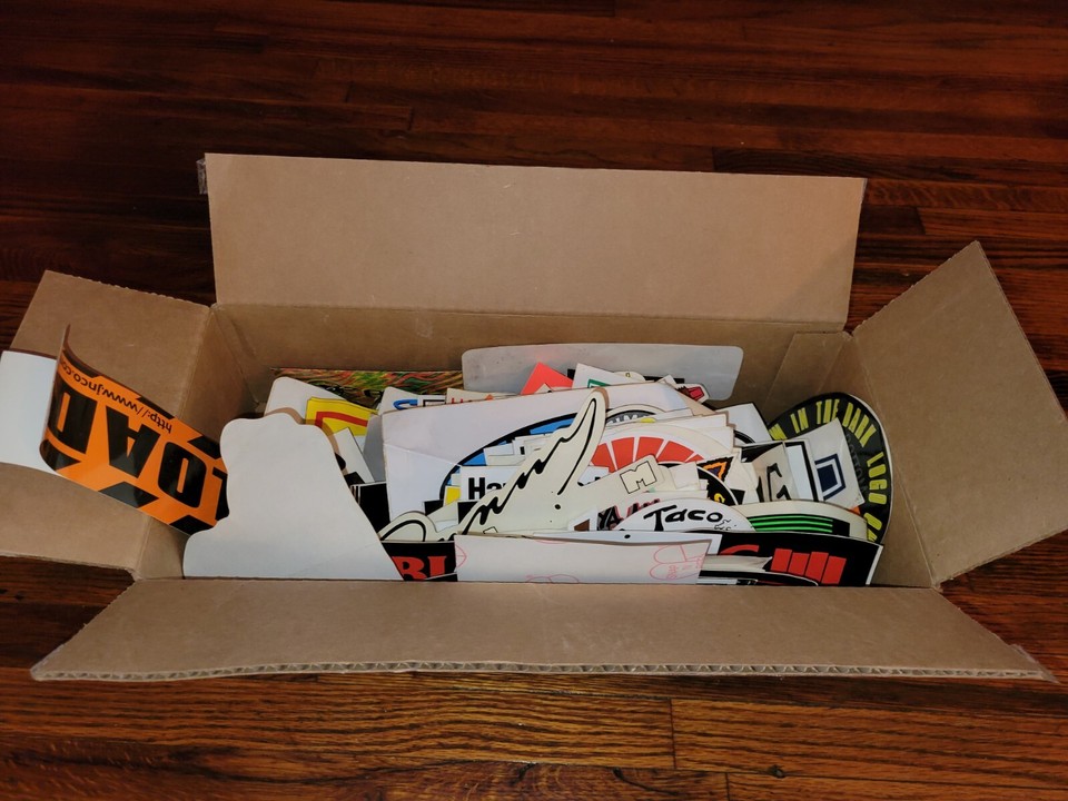 Vintage Morey Boogie RUSTY SURF Bodyboard Surfboard Sticker Katin Black