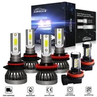 6Pcs LED Headlight Hi/Low+Fog Light Bulbs Combo Kit For Nissan Maxima 2009-2015