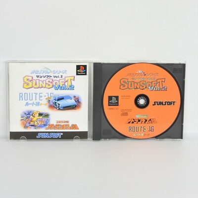SUNSOFT Vol.2 Memorial Series route 16 Turbo PS1 Playstation For