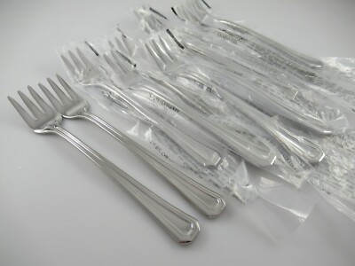 12 Cocktail Forks FAIRVIEW Gorham Glossy 18/10 Stainless Steel
