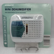 Ambiano Home Renewable Mini Dehumidifier Silica Gel RVs, Cars, Small Spaces NEW