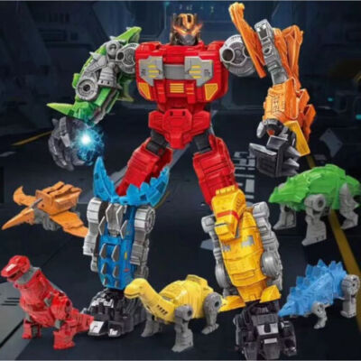 5 IN 1 DINOSAURIER ROBOTER ACTIONFIGUR DEFORMATION SPIELEN JUNGEN KINDER SPIELZEUG WEIHNACHTSGESCHENK NEU