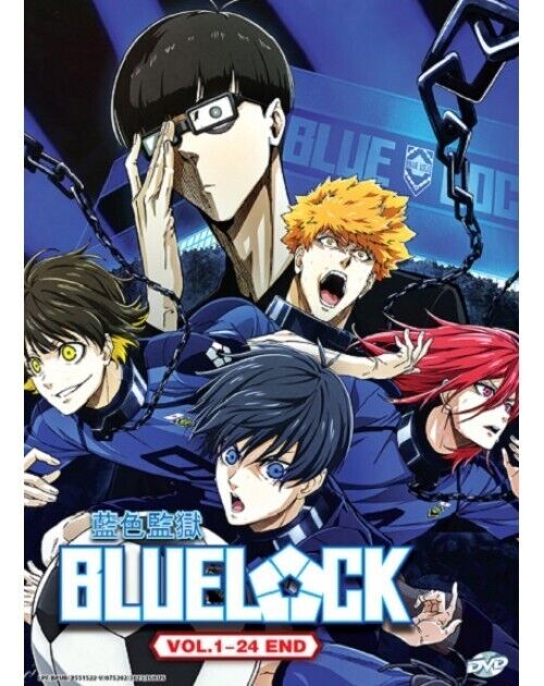 Blue Lock (BlueLock) Vol.1-24 End Complete Anime DVD English Dub