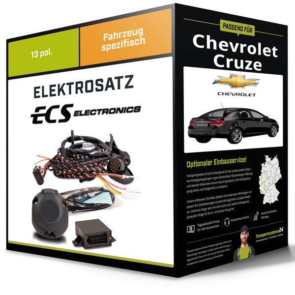 Elektrosatz 13-Pol Spezifisch für Chevrolet Cruze 05.2009-Jetzt NEU-image