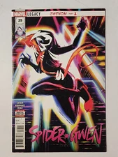 SPIDER-GWEN #25 2017 MARVEL COMICS GWENOM COVER MISSING MARVEL VALUE STAMP