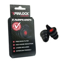 Pinlock Premium Protection Motorcycle Ear Plugs 1 x Pair Medium & 1 x Pair Large