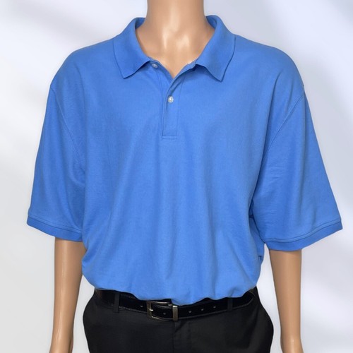Saddlebred Blue Short Sleeve Polo Shirt 