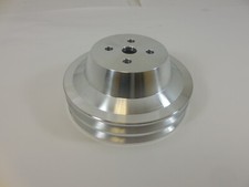 Sb Ford Water Pump Pulley Dual Groove V-belt 289 302 351w 5.0l Billet Aluminum