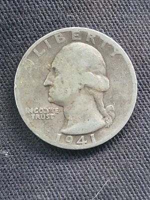 Silver 1941 Year Washington Quarters (1932-1998) for sale | eBay
