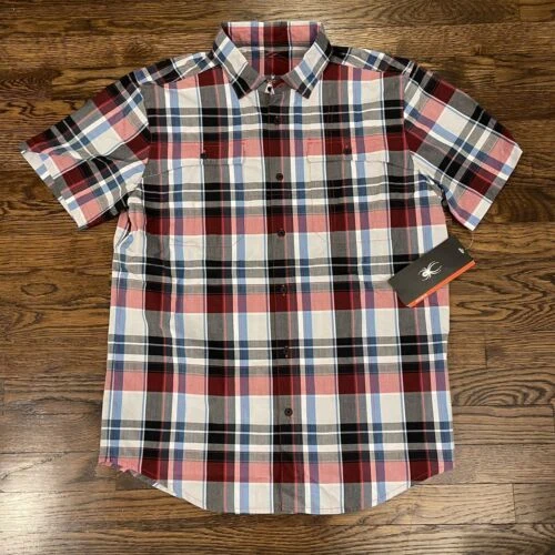 Botón Informal a Rayas Spyder-Down Shirts for Men