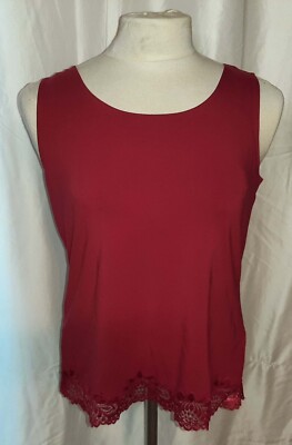 Peek & Peek Essentials Short sleeve shell - Red - Cotton & Spandex - Size: XL