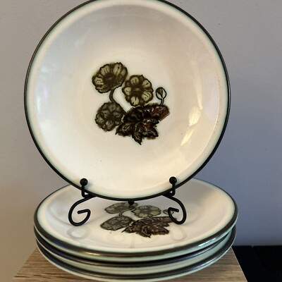 4 WEDGWOOD Primrose OTT Dessertteller 16cm Durchmesser sehr guter Zustand spülmaschinenfest, 70er