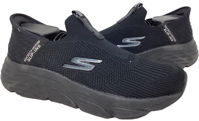 Skechers Men's Slip-Ins Max Cushioning Advant Walking Shoes Black Size:8 181K